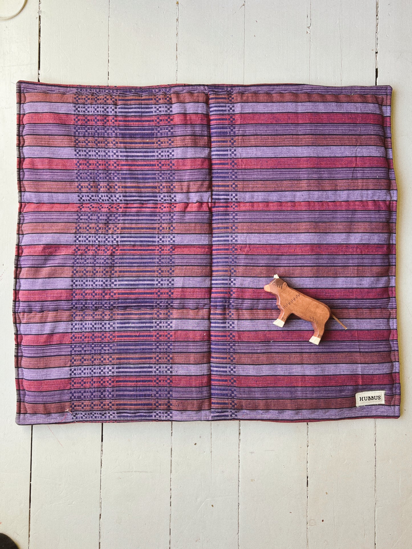 Hand-quilted baby mat - 85x75cm