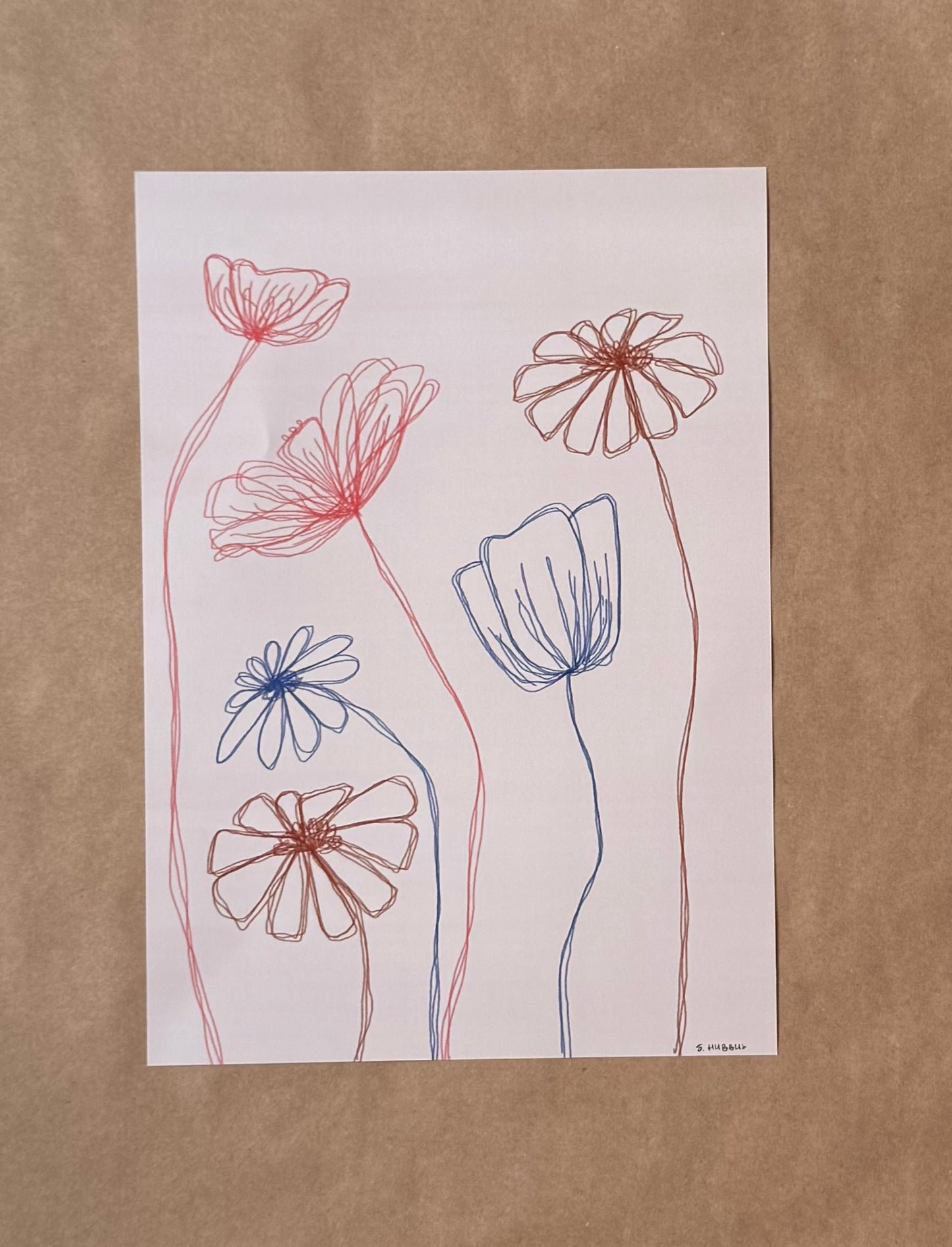 Forevigt favoritter - illustreret kunstprint