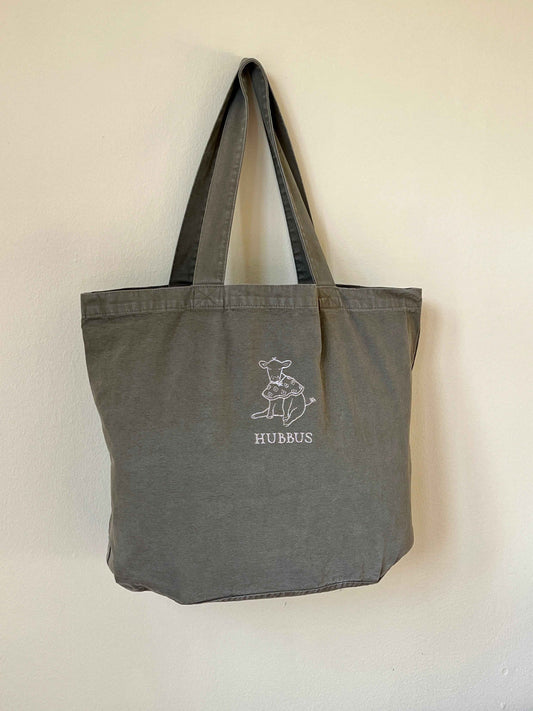 Embroidered HUBBUS Bag, Green