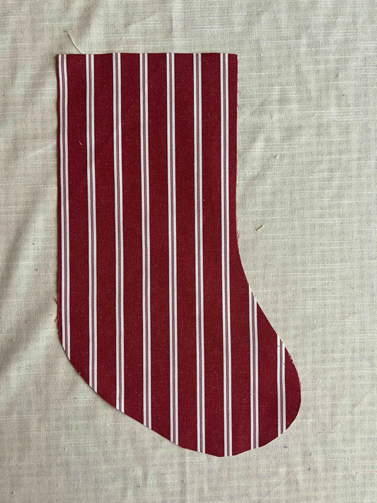 Made to order julesok i vintage tekstil - tilføj navn og motiv