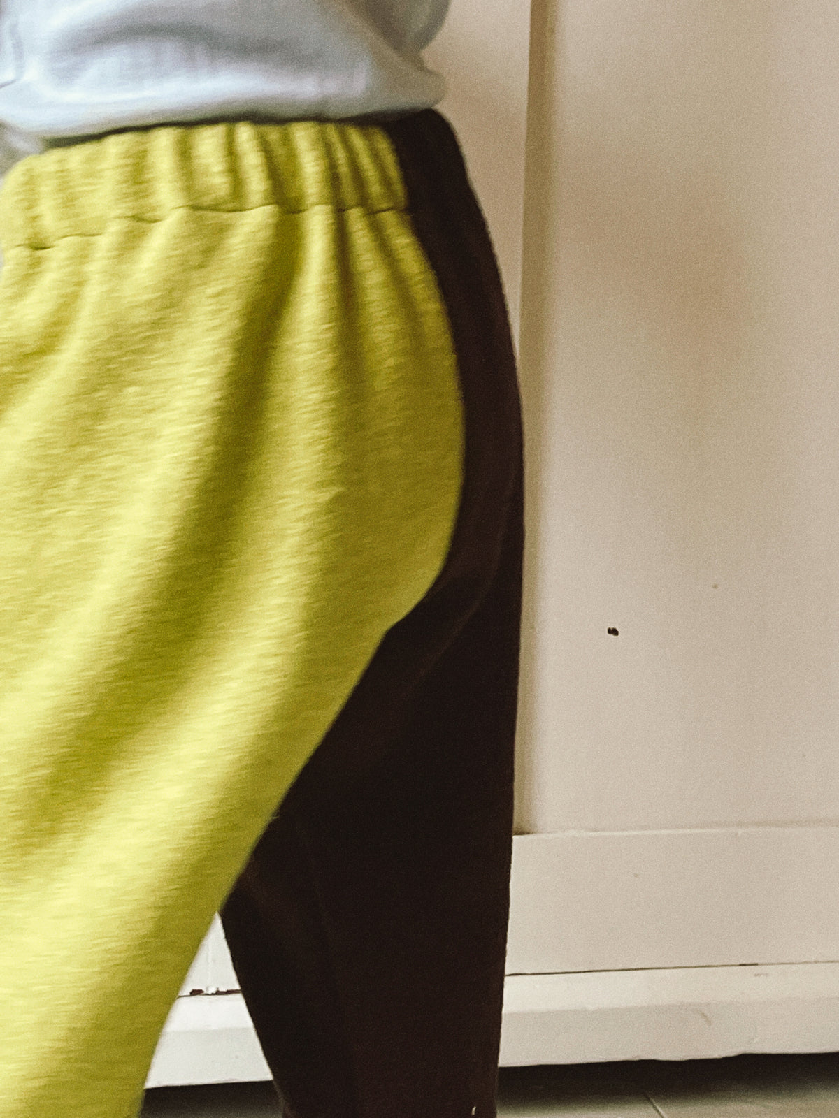 Boiled wool kids trousers