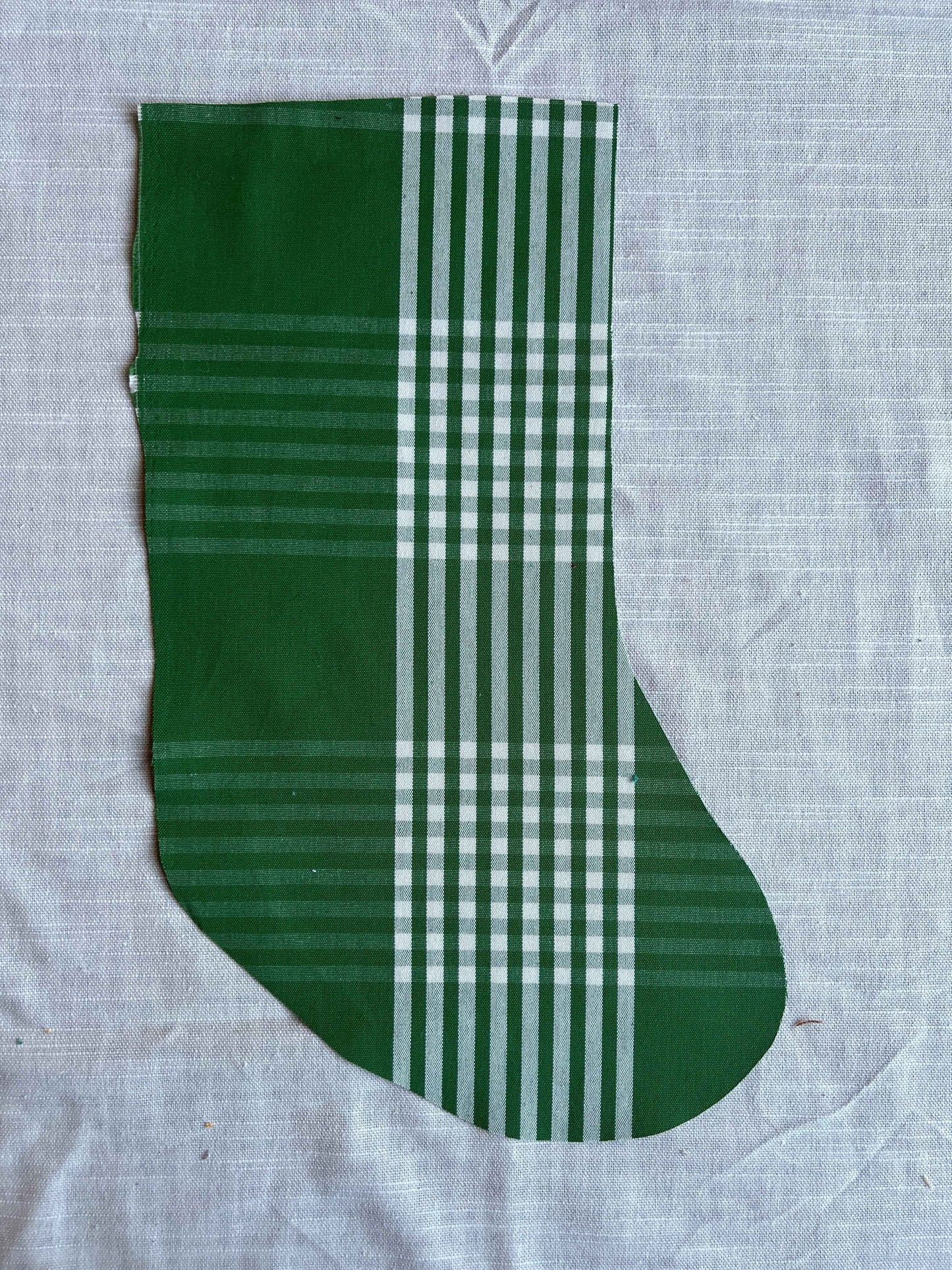 Made to order julesok i vintage tekstil - tilføj navn og motiv