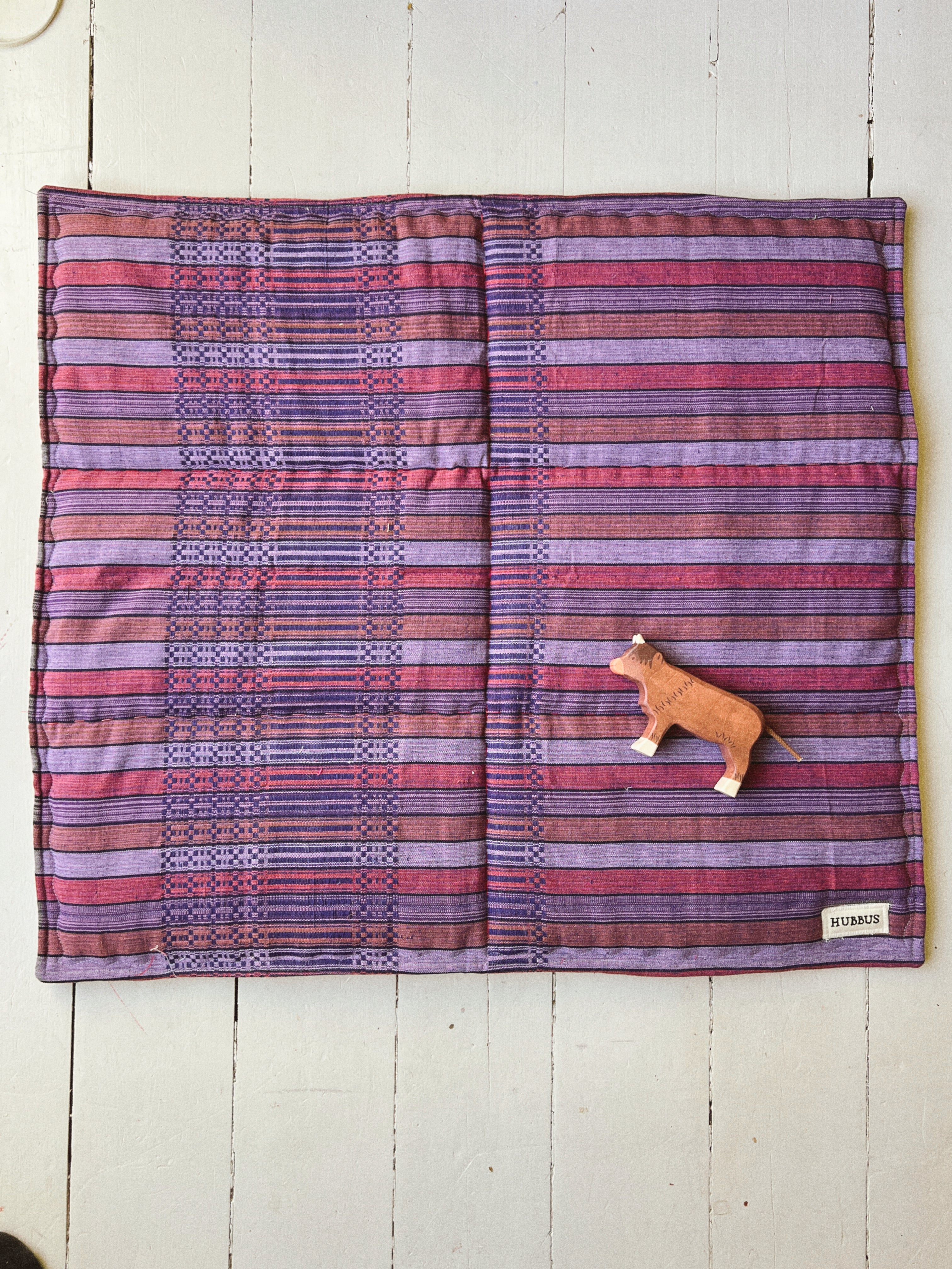 Hand-quilted baby mat - 85x75cm
