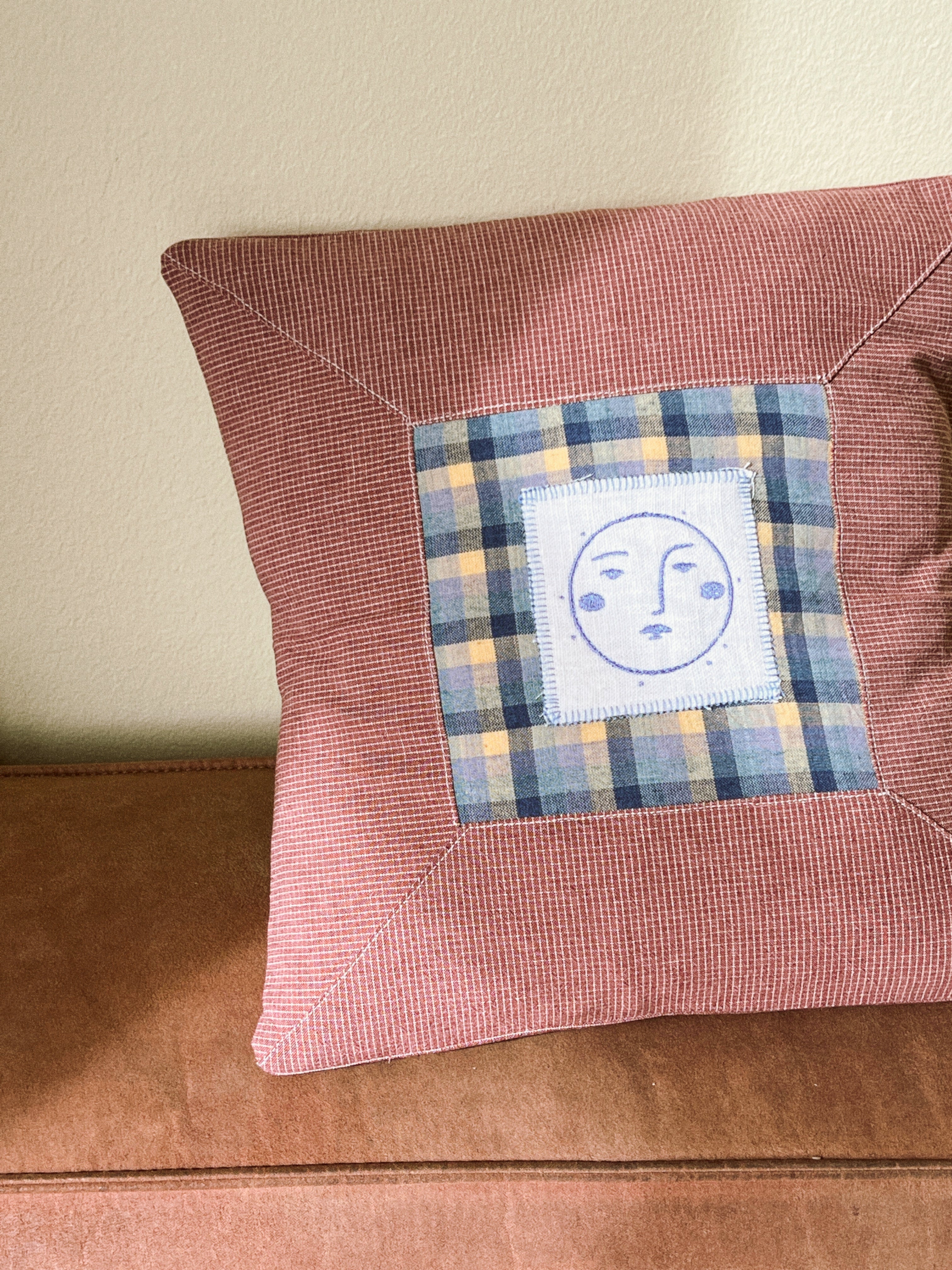 Embroidered pillow cushion #3