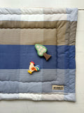 Quilted baby playmat