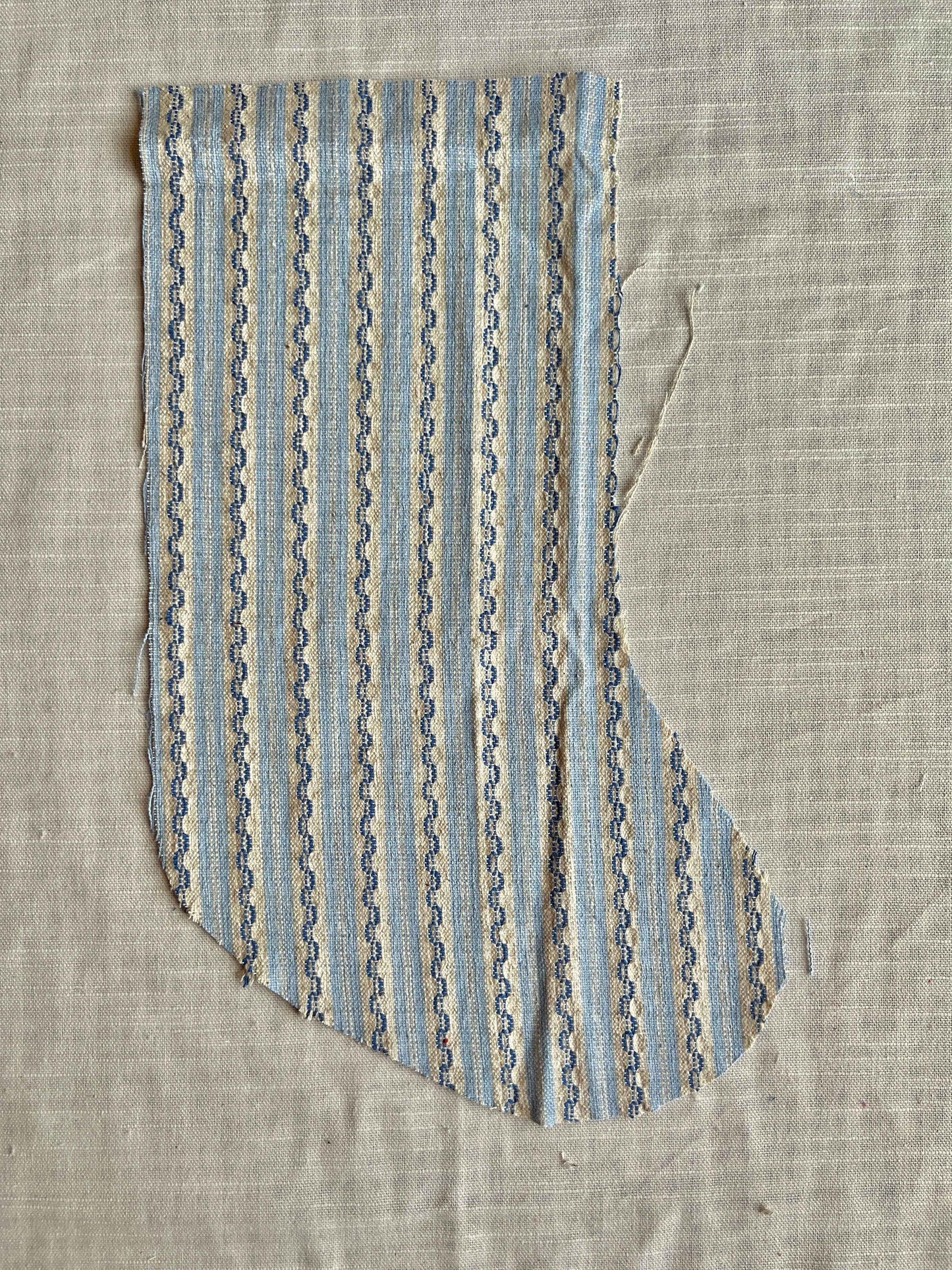 Made to order julesok i vintage tekstil - tilføj navn og motiv