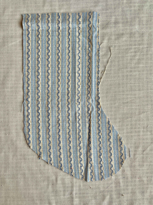 Made to order julesok i vintage tekstil - tilføj navn og motiv