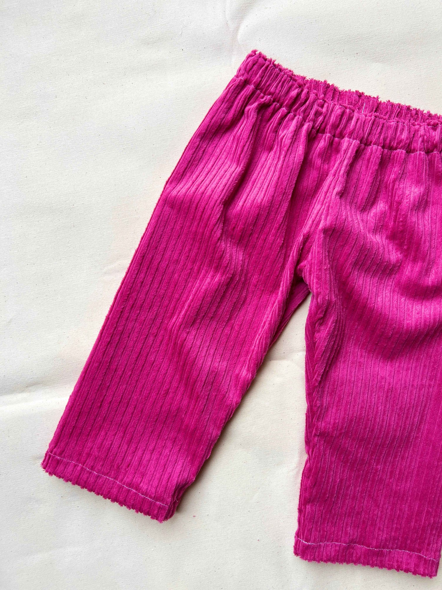 BUBBI bukser- PINK fløjl