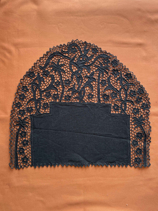 Broderet navnemaskot #30 (vælg motiv og tekst)