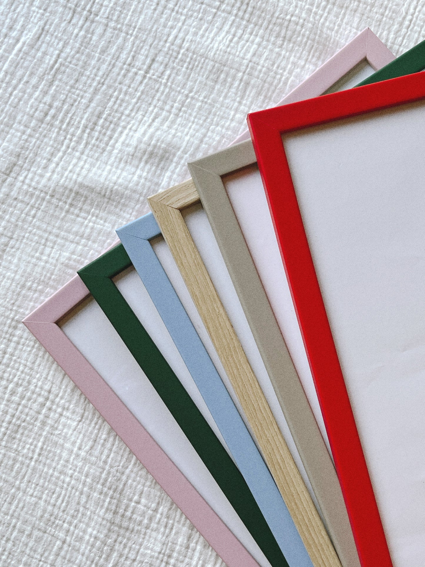 A3 wooden glass frame — natural