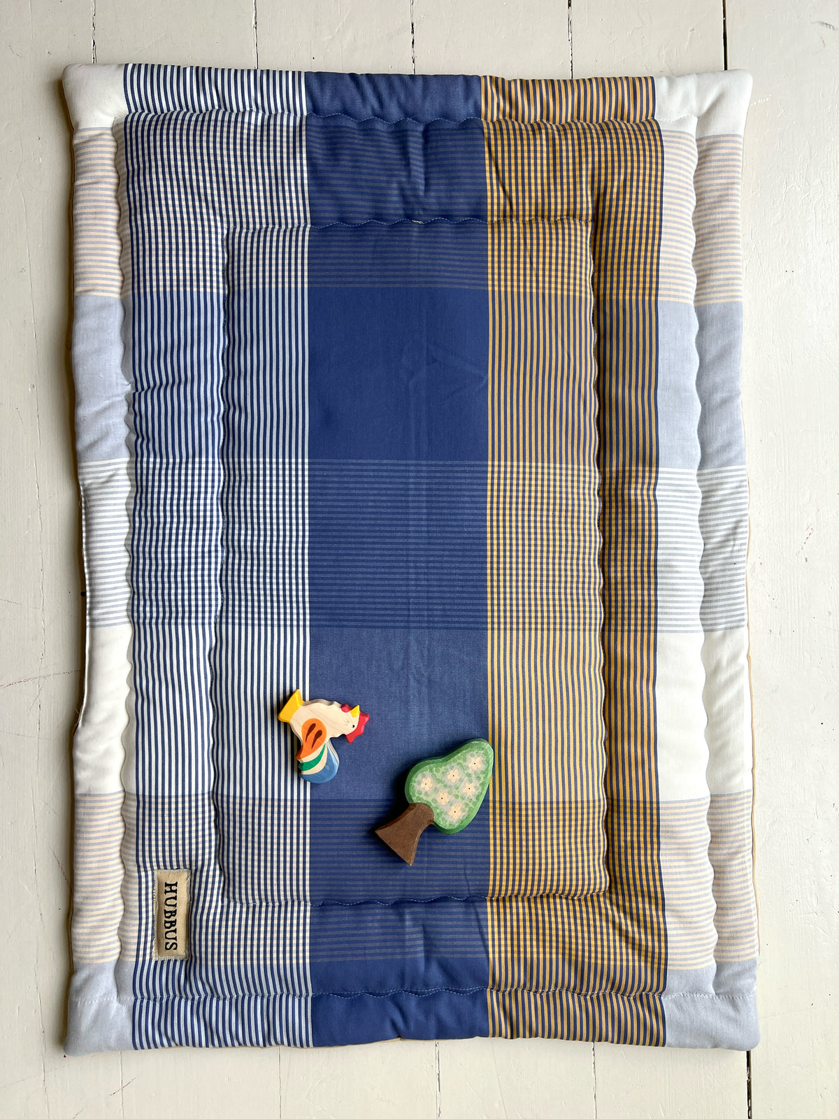 Quilted baby playmat
