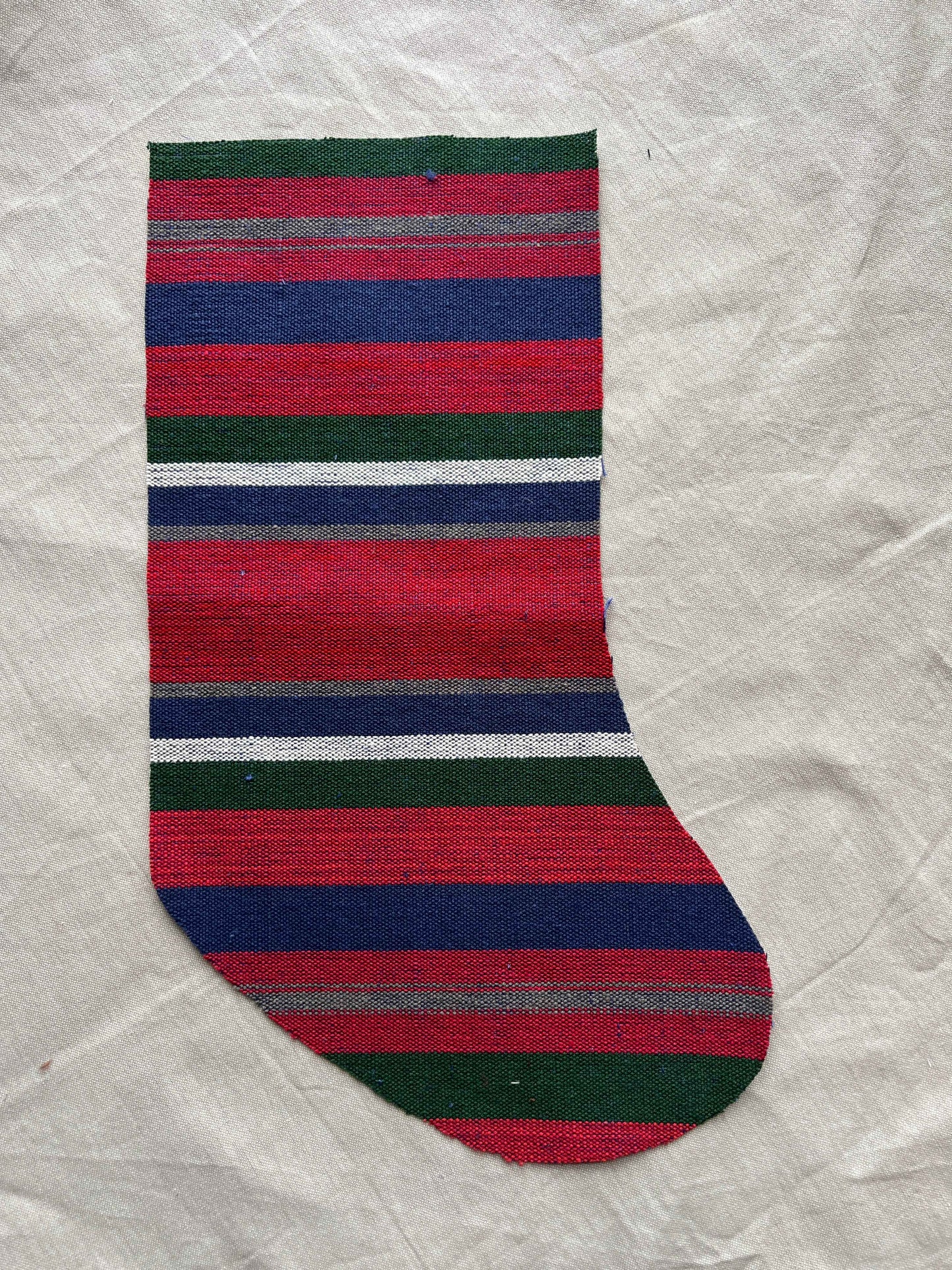 Made to order julesok i vintage tekstil - tilføj navn og motiv