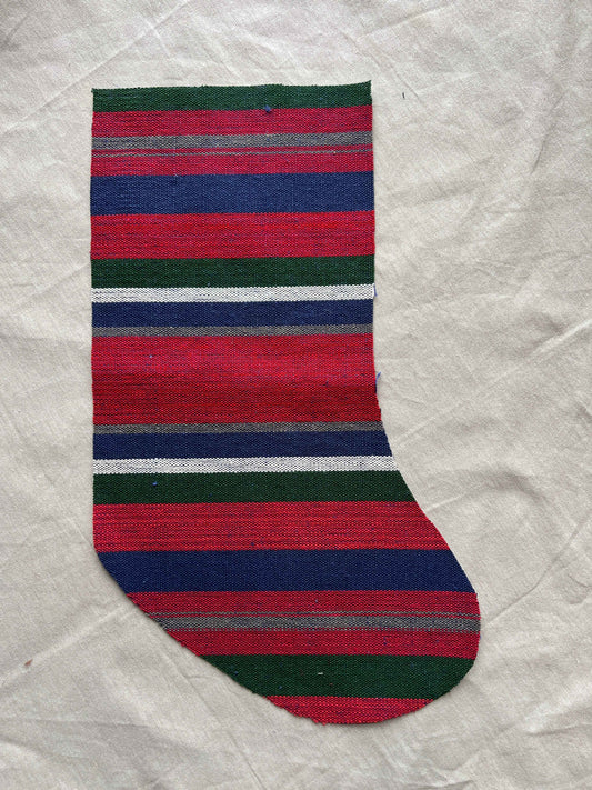 Made to order julesok i vintage tekstil - tilføj navn og motiv