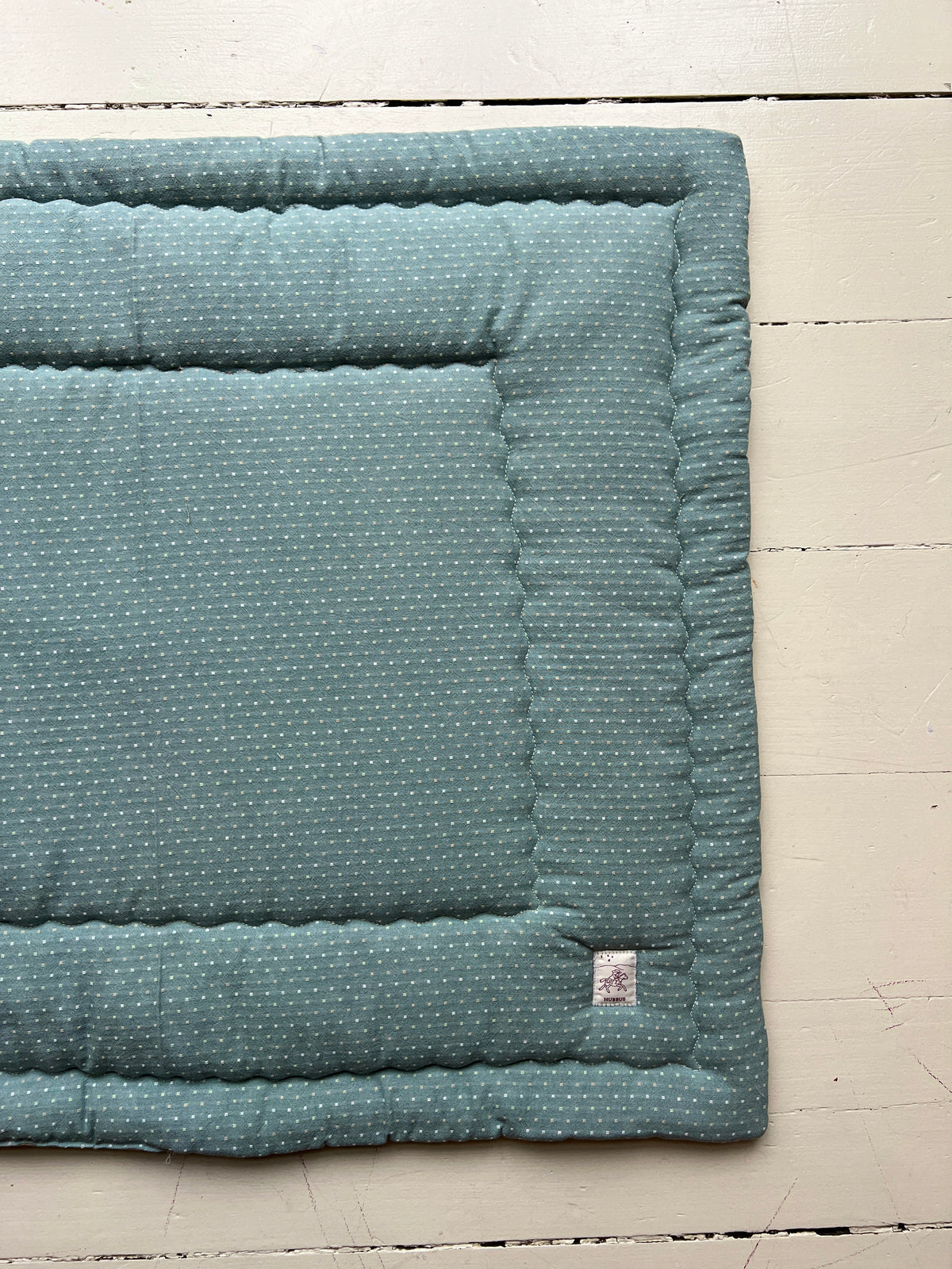 Quilted baby playmat