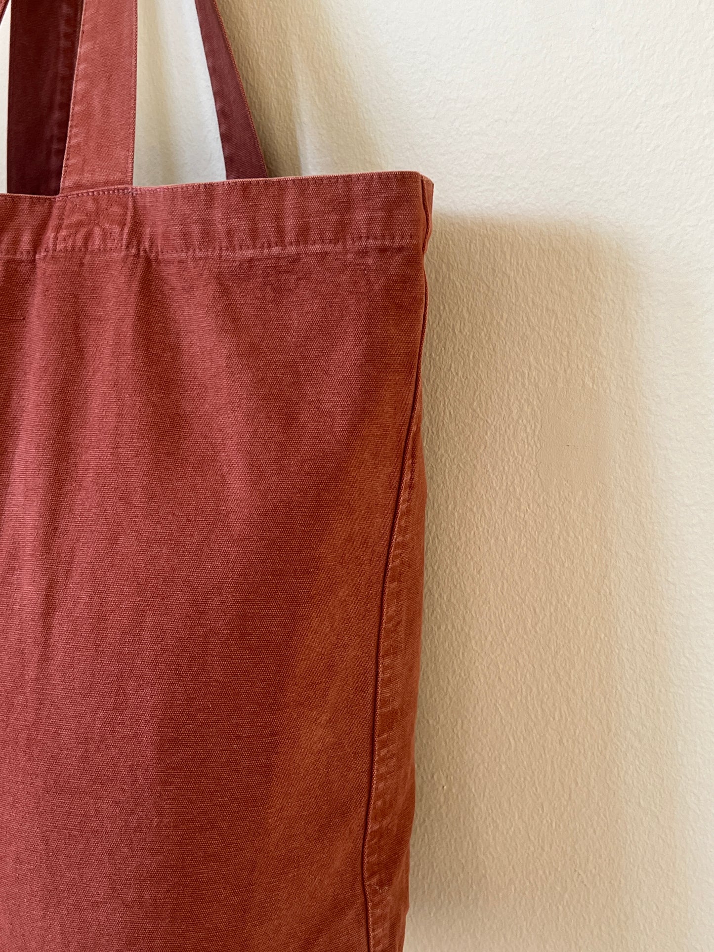 Embroidered HUBBUS Bag, Rust