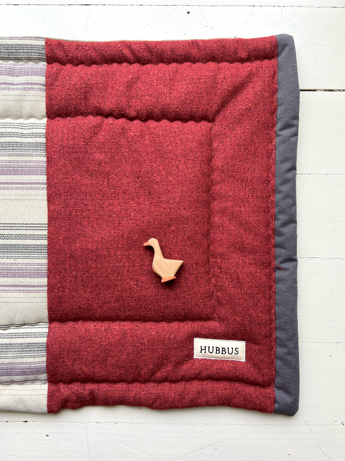 Quilted baby playmat