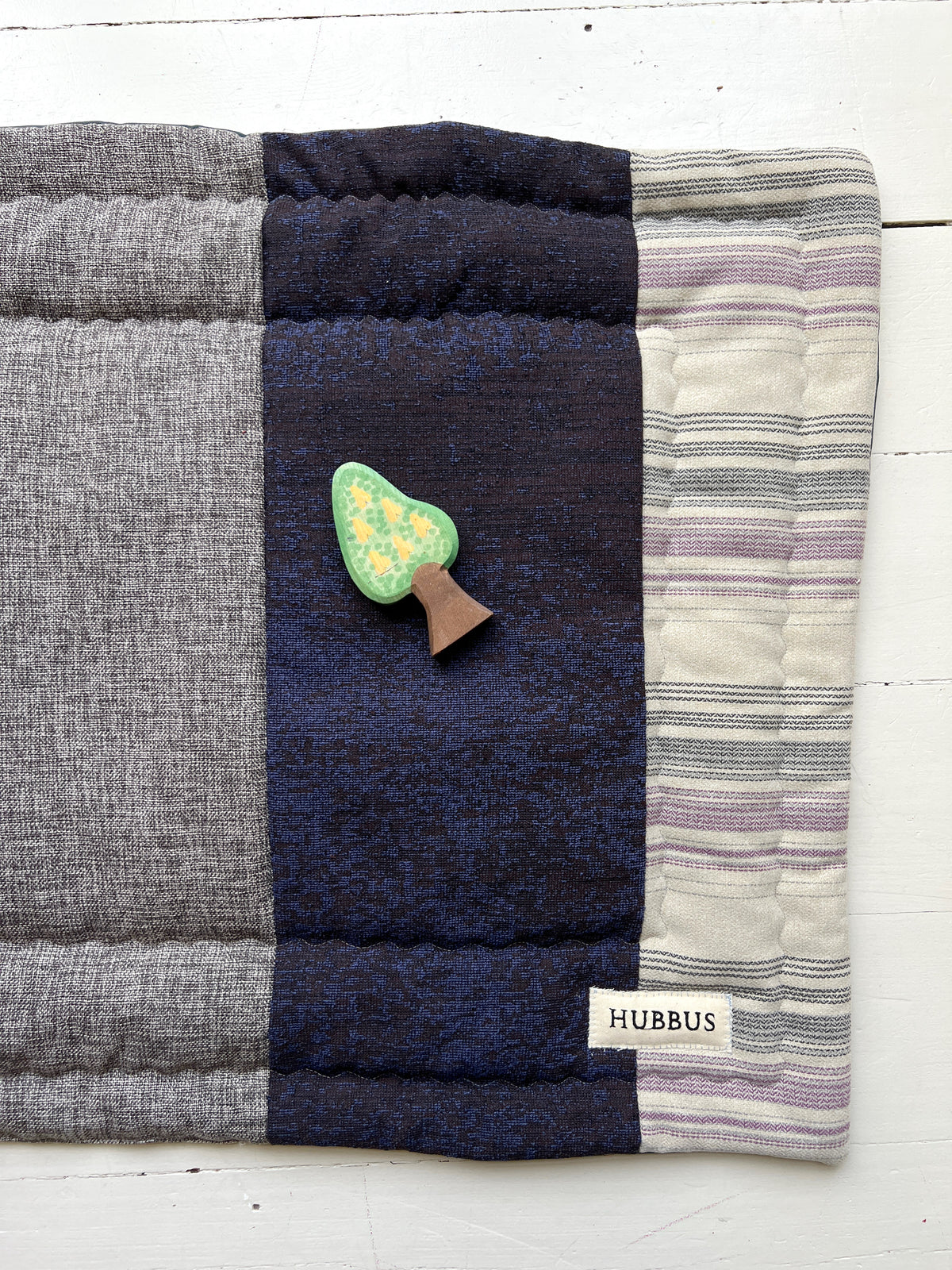 Quilted baby playmat