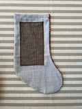 Made to order julesok i vintage tekstil - tilføj navn og motiv