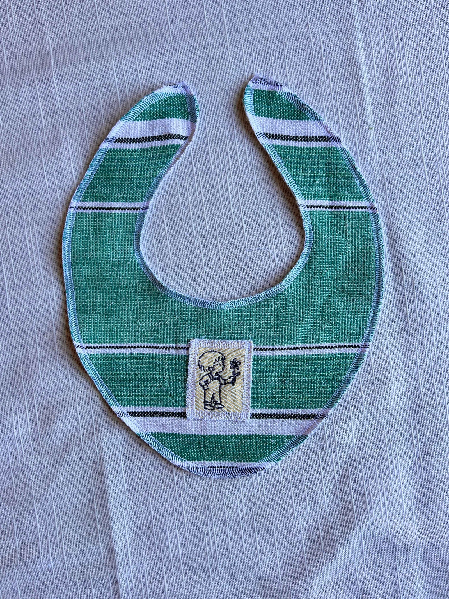 SMÆKKER savlesmæk, håndsyet i vintage tekstiler – tilføj navn eller motiv