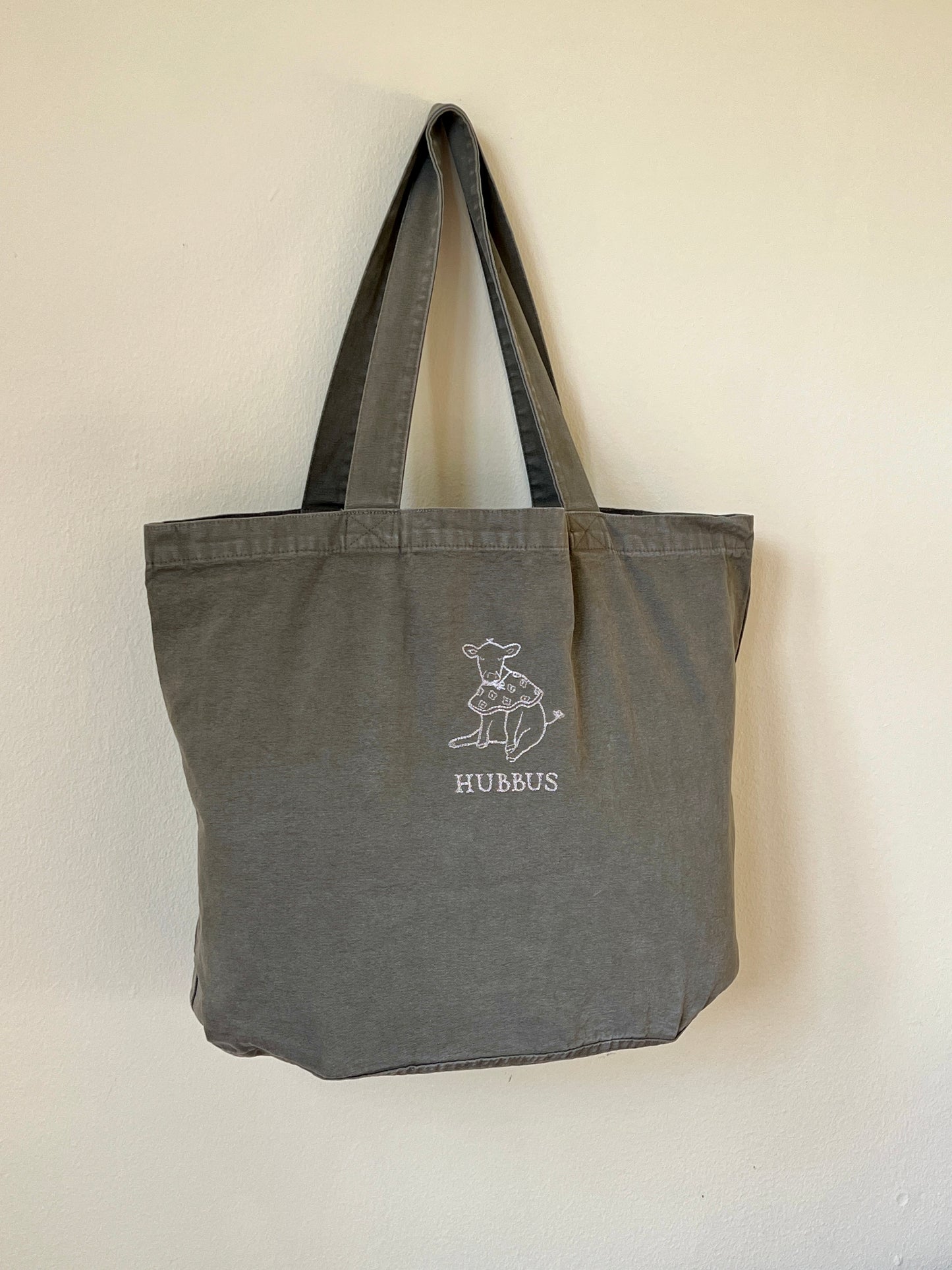 Embroidered HUBBUS Bag, Green