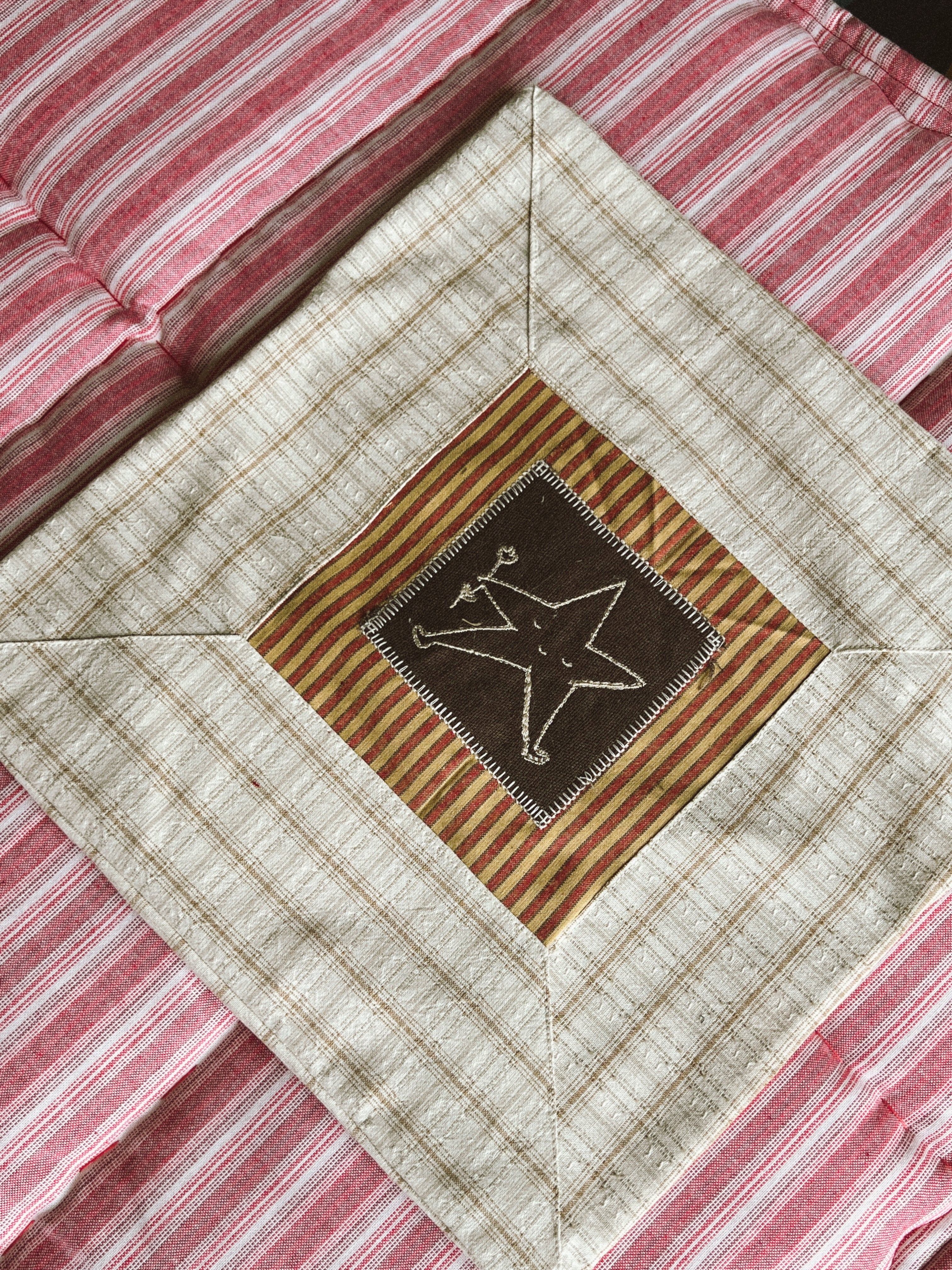 Embroidered pillow cushion #8