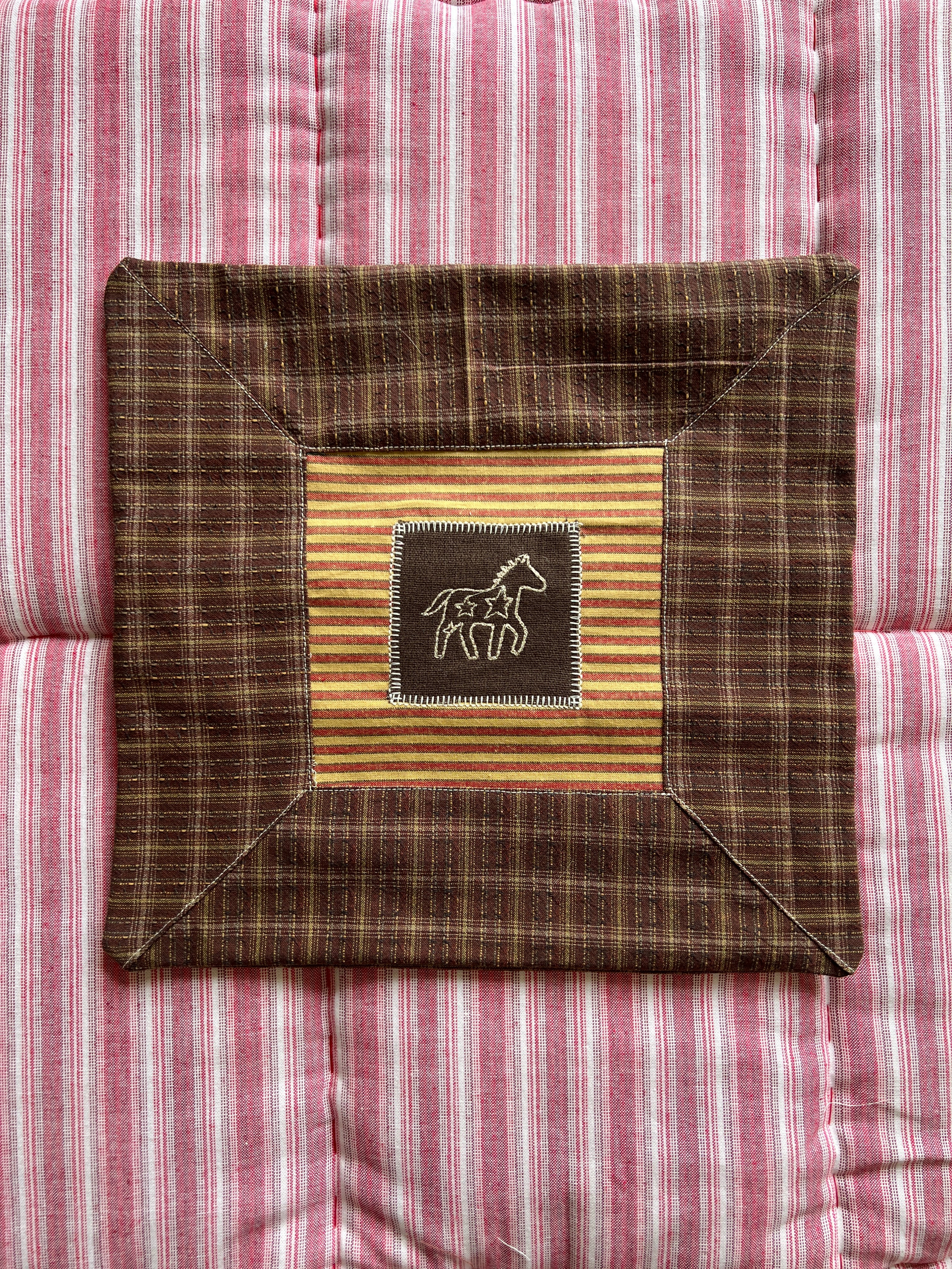 Embroidered pillow cushion #4