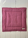Hand-quilted baby mat