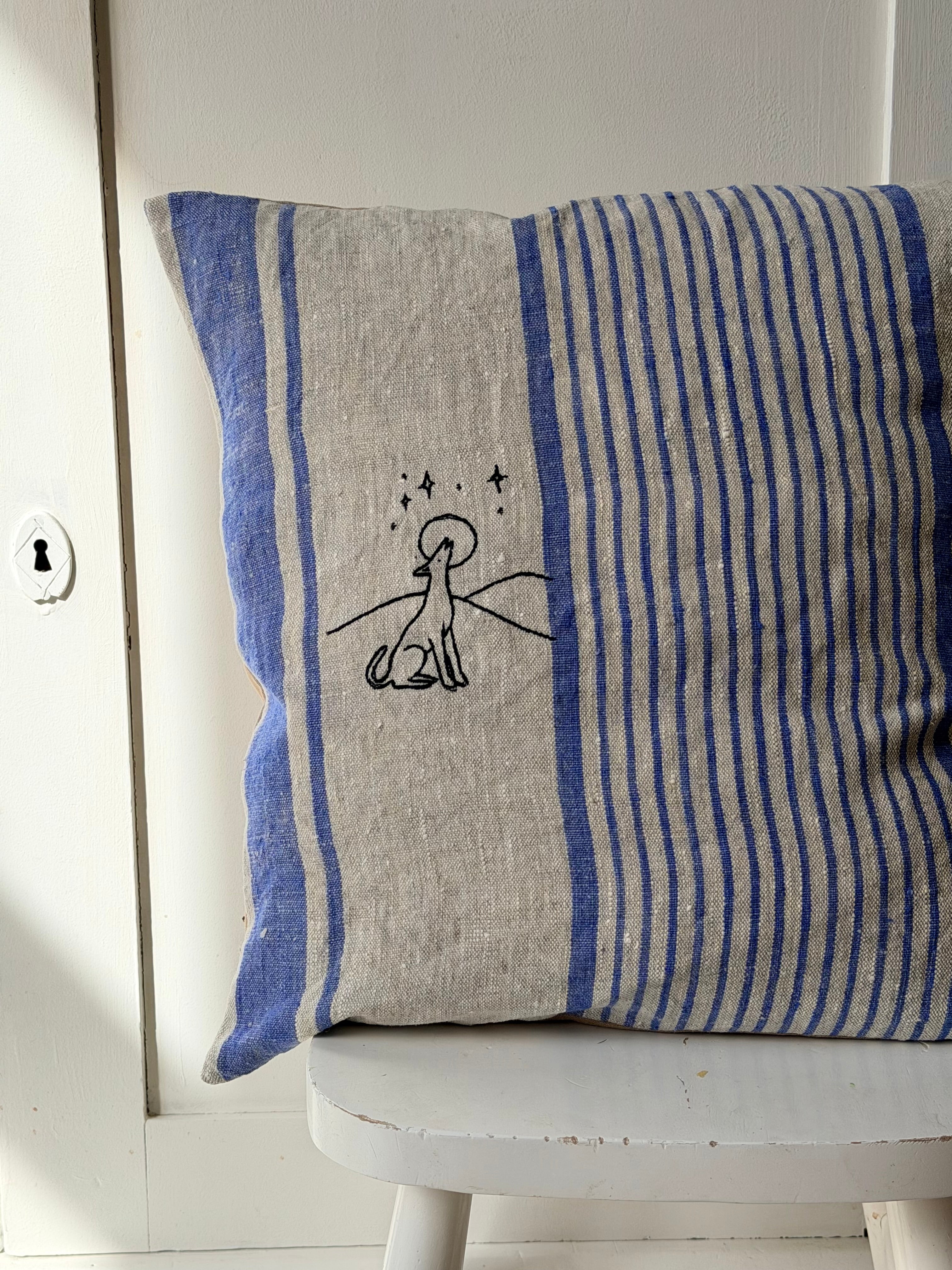 Embroidered pillow cushion #47