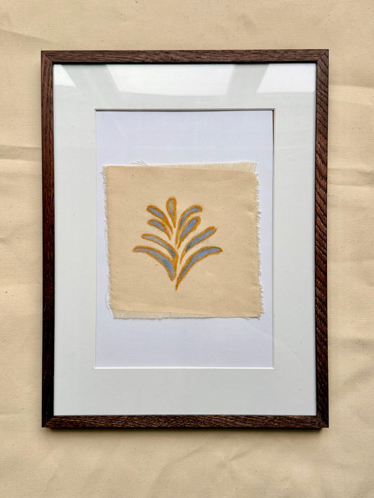 HØST PÅ DENIM (gul/blå)