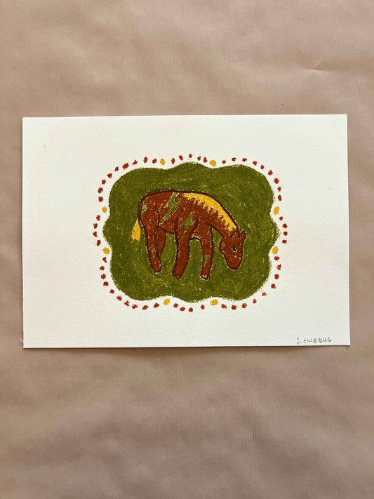 Original drawing on cotton paper