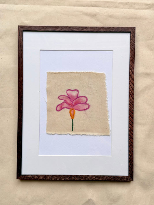 FRESIA PÅ DENIM (lyserød)