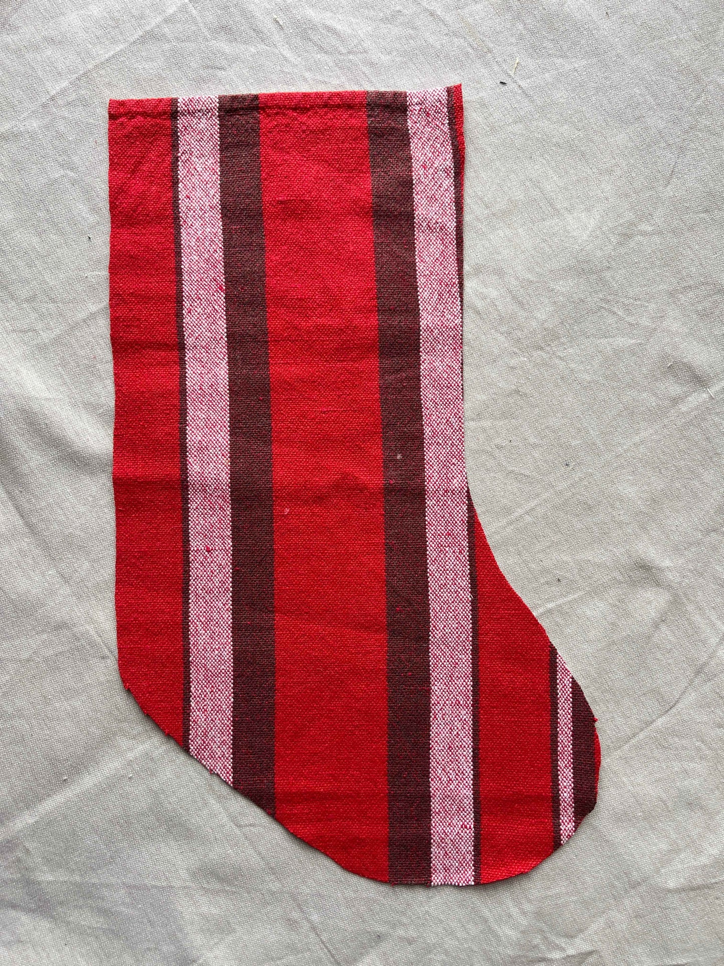 Made to order julesok i vintage tekstil - tilføj navn og motiv