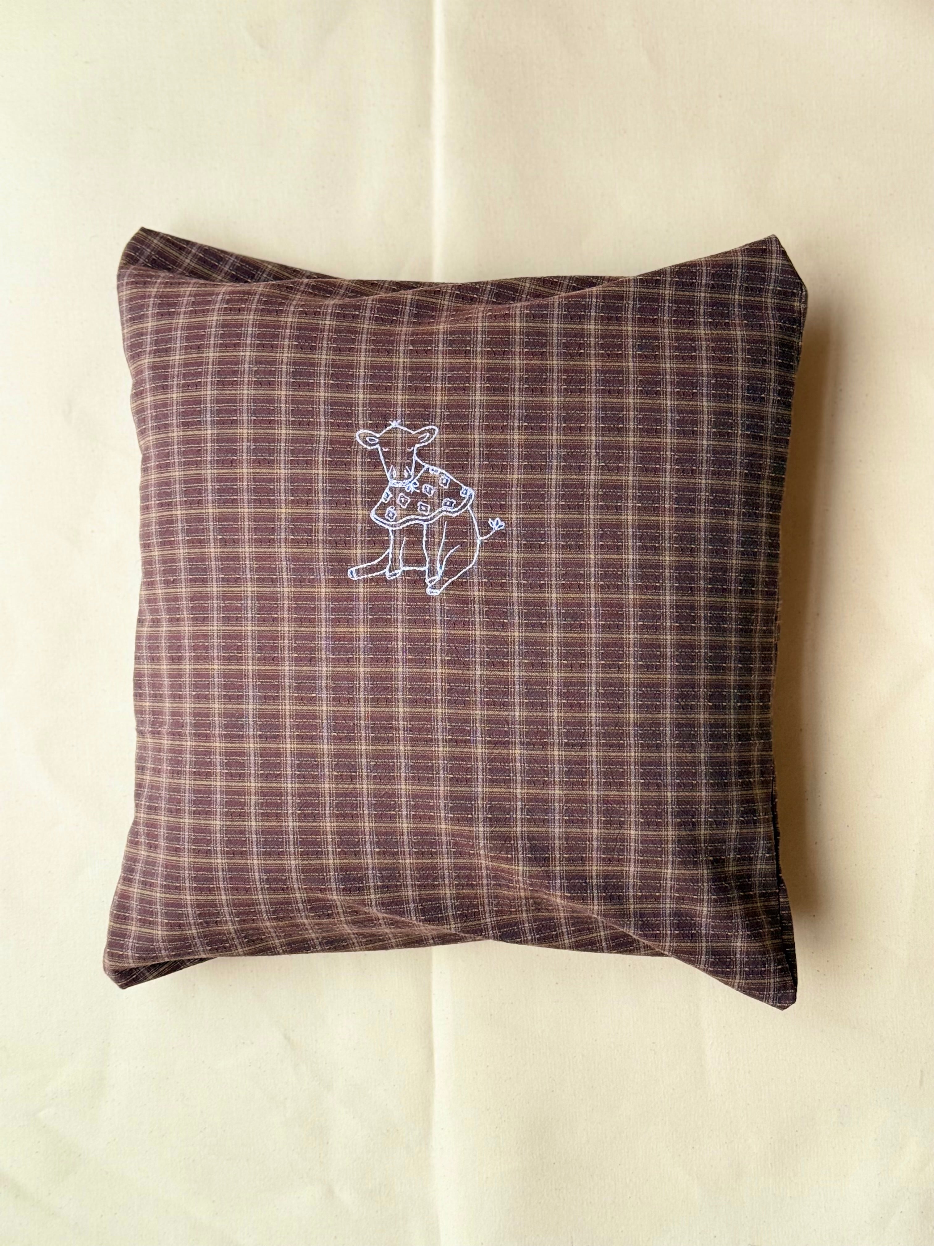 Embroidered pillow cushion #37