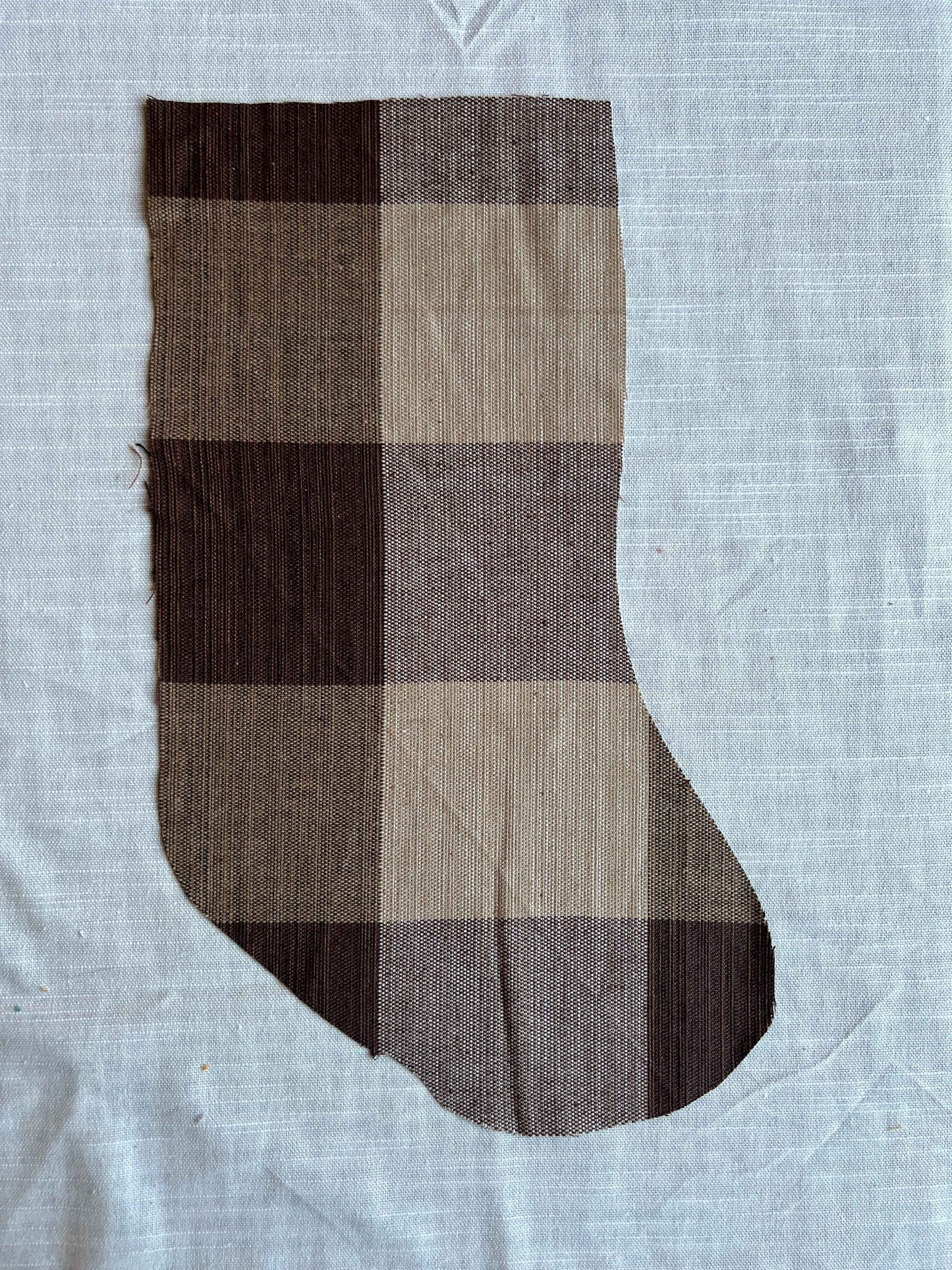 Made to order julesok i vintage tekstil - tilføj navn og motiv