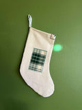 Made to order julesok i vintage tekstil - tilføj navn og motiv