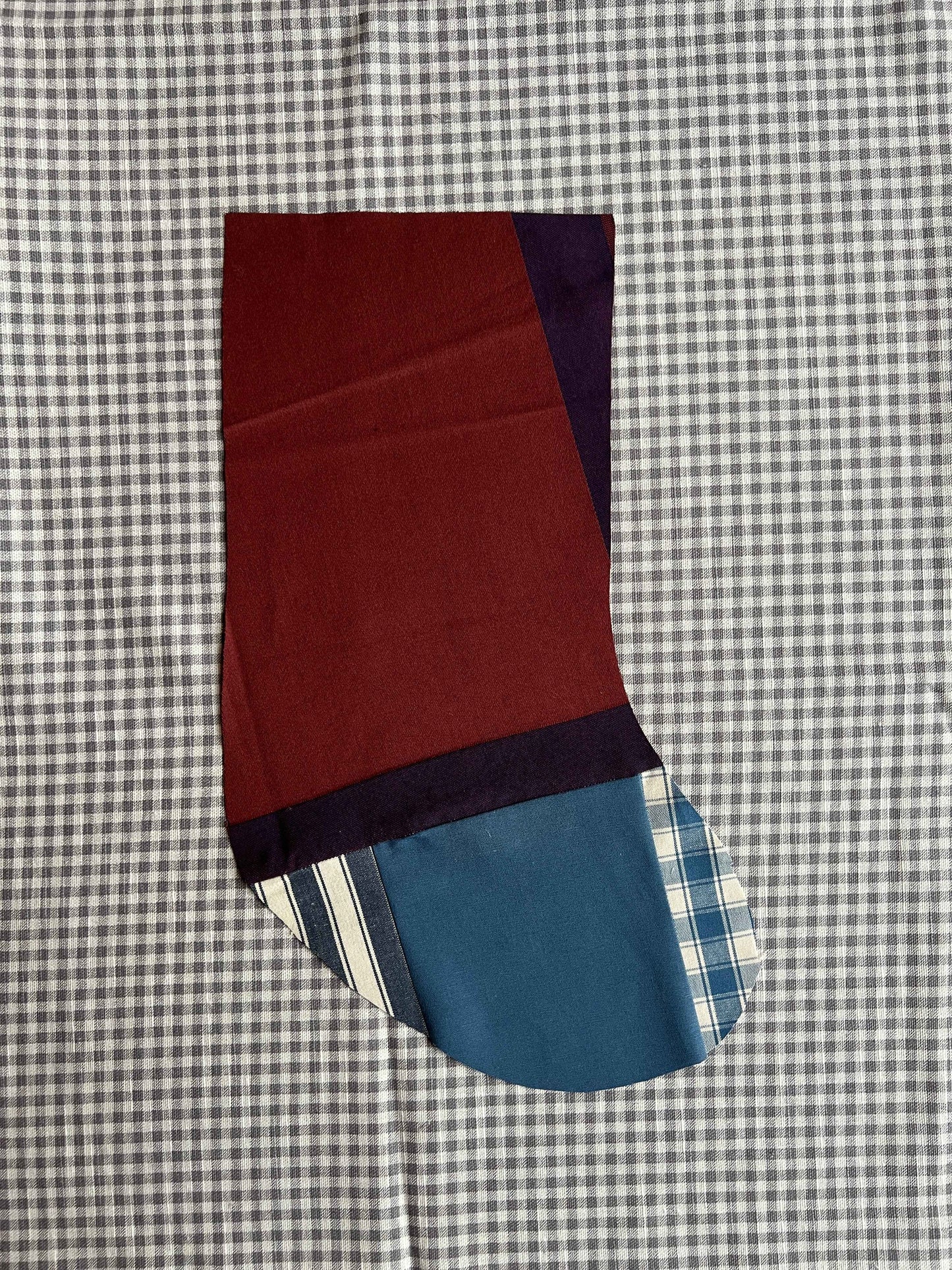 Made to order julesok i vintage tekstil - tilføj navn og motiv