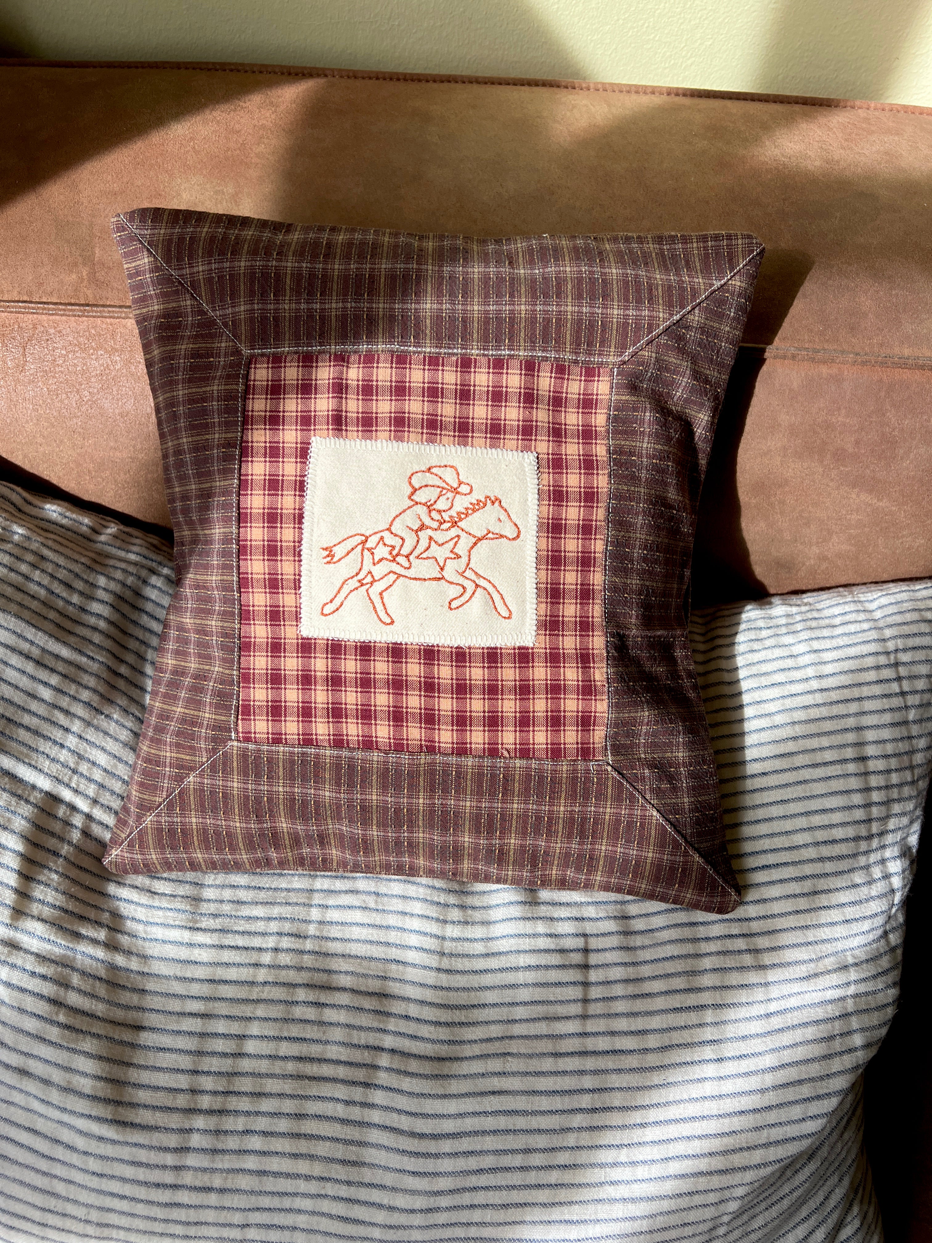 Embroidered pillow cushion #6