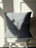 Embroidered pillow cushion #43