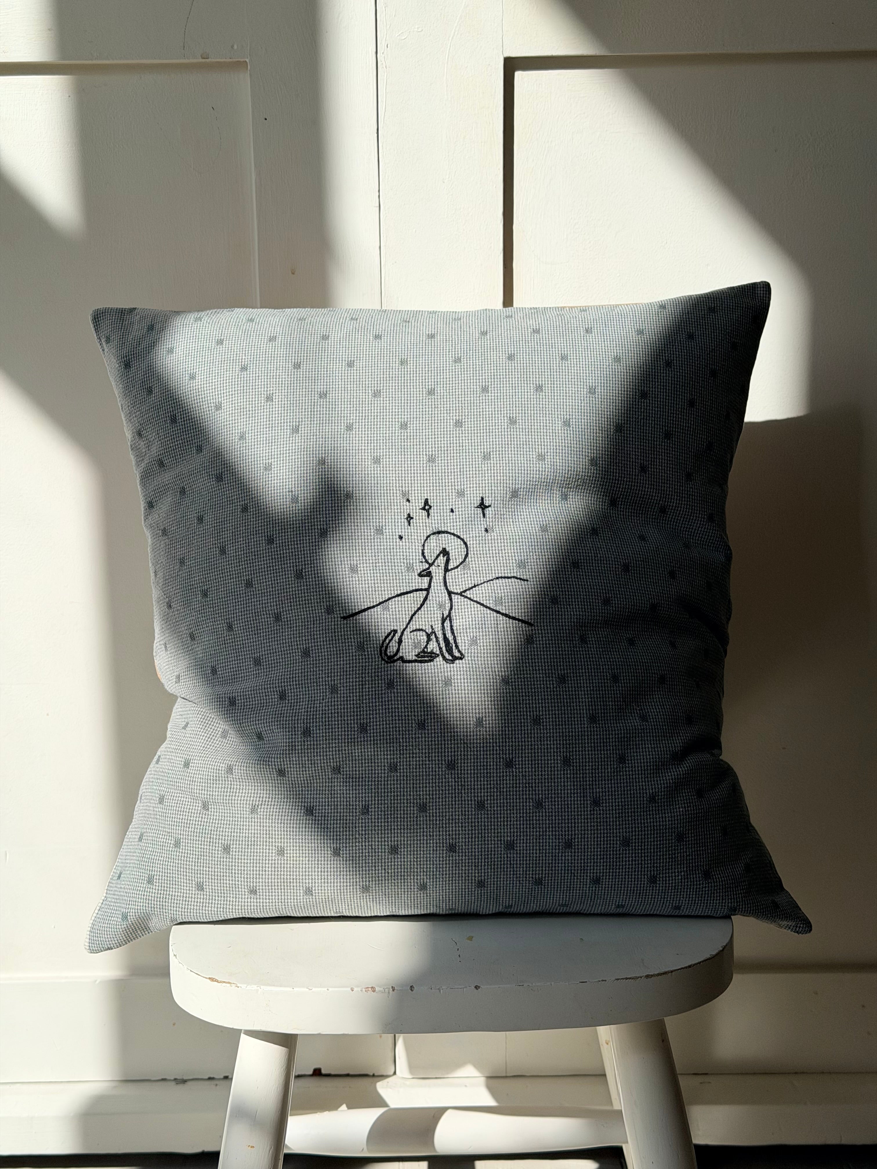 Embroidered pillow cushion #43