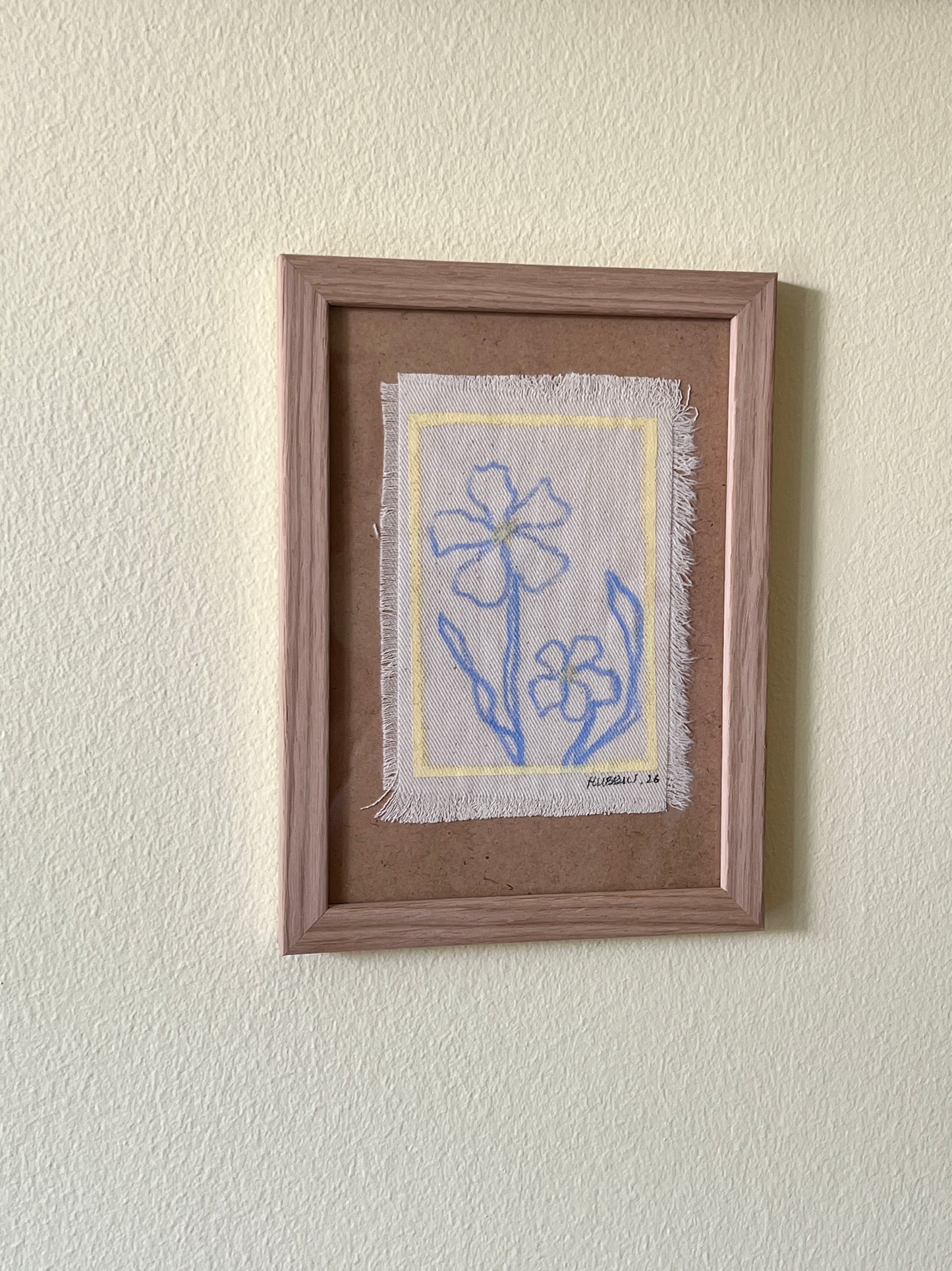 DAISY DENIM #34 - FRAMED