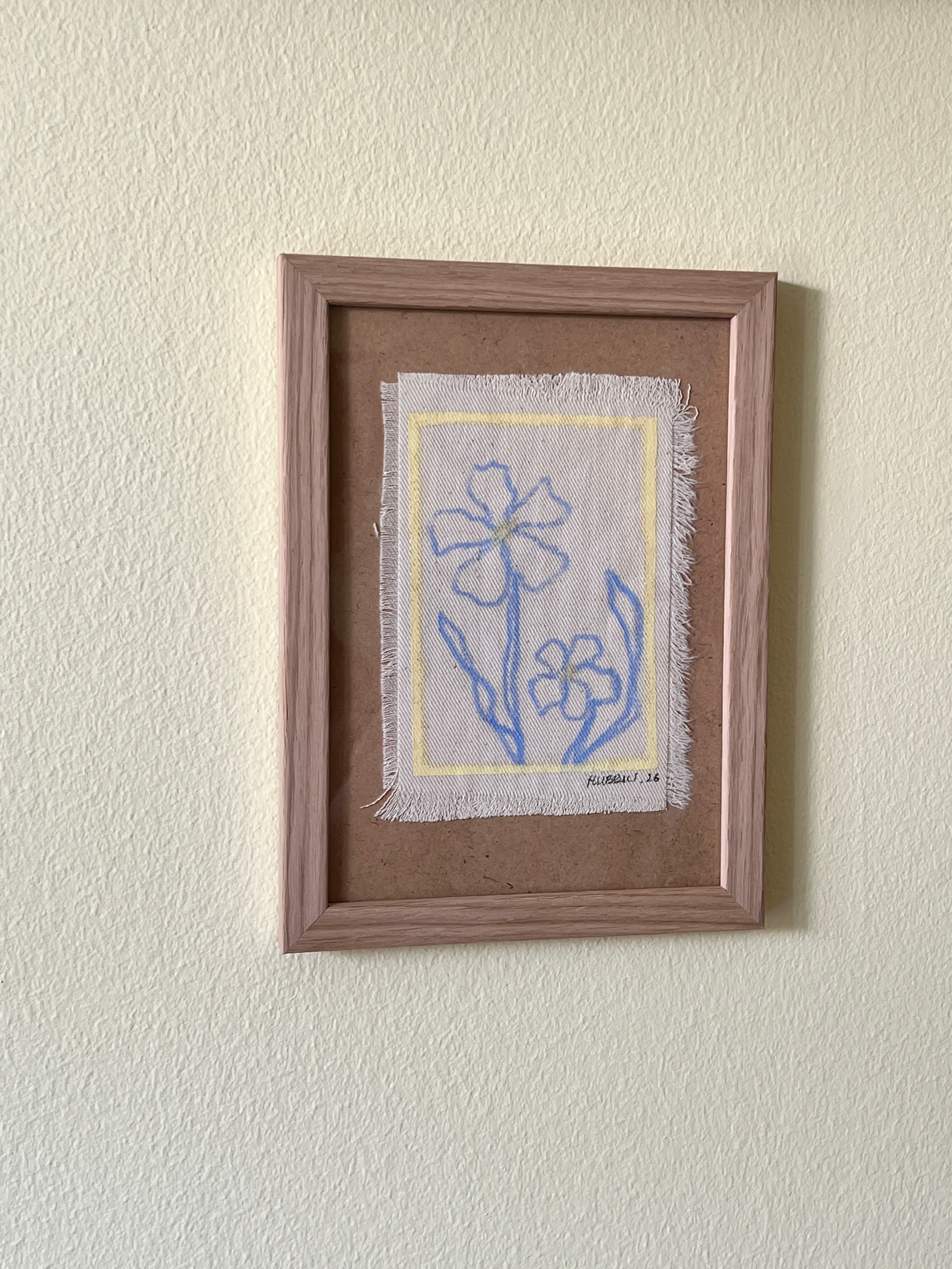 DAISY DENIM #34 - FRAMED