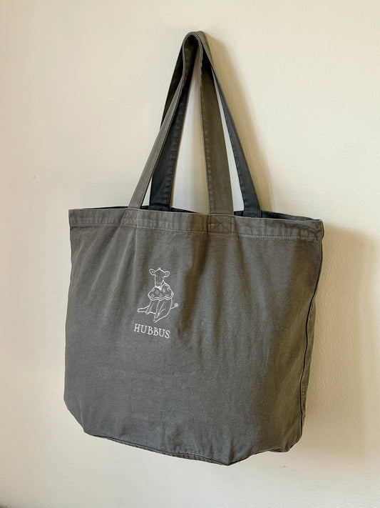 Embroidered HUBBUS Bag, Green
