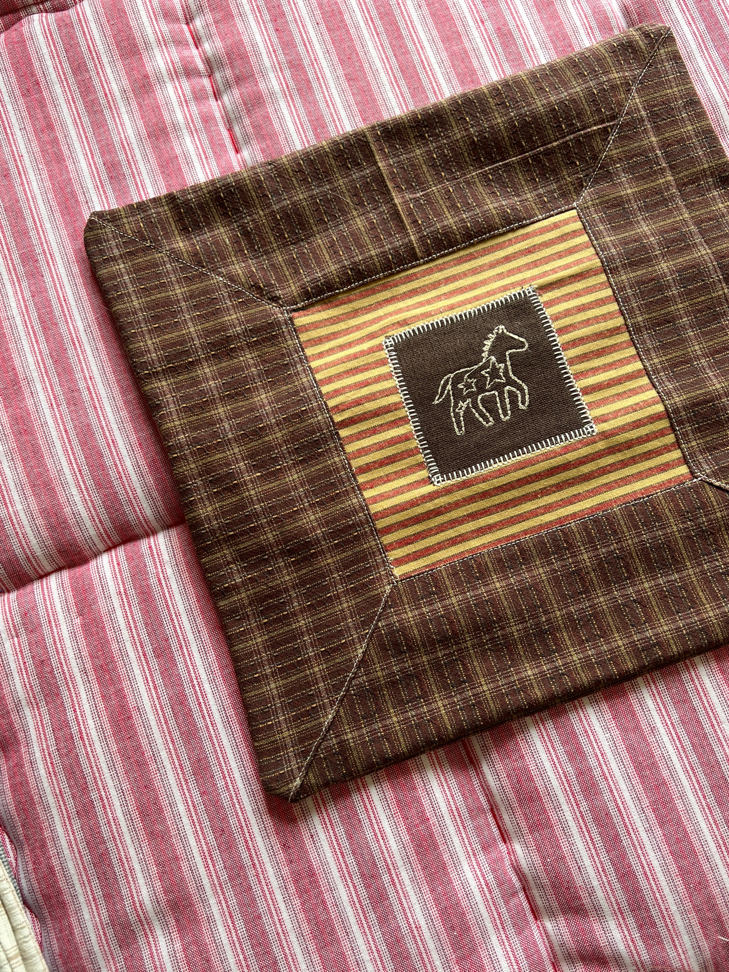 Embroidered pillow cushion #4
