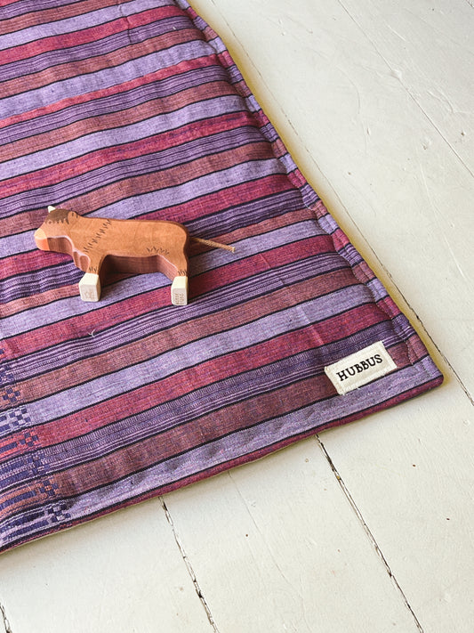 Hand-quilted baby mat - 85x75cm