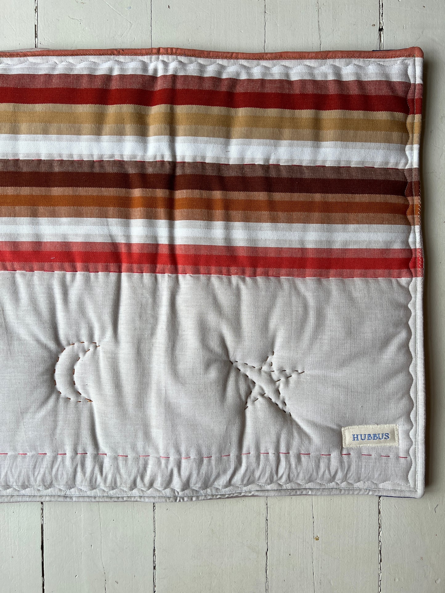 Hand-quilted baby mat - 68x60cm