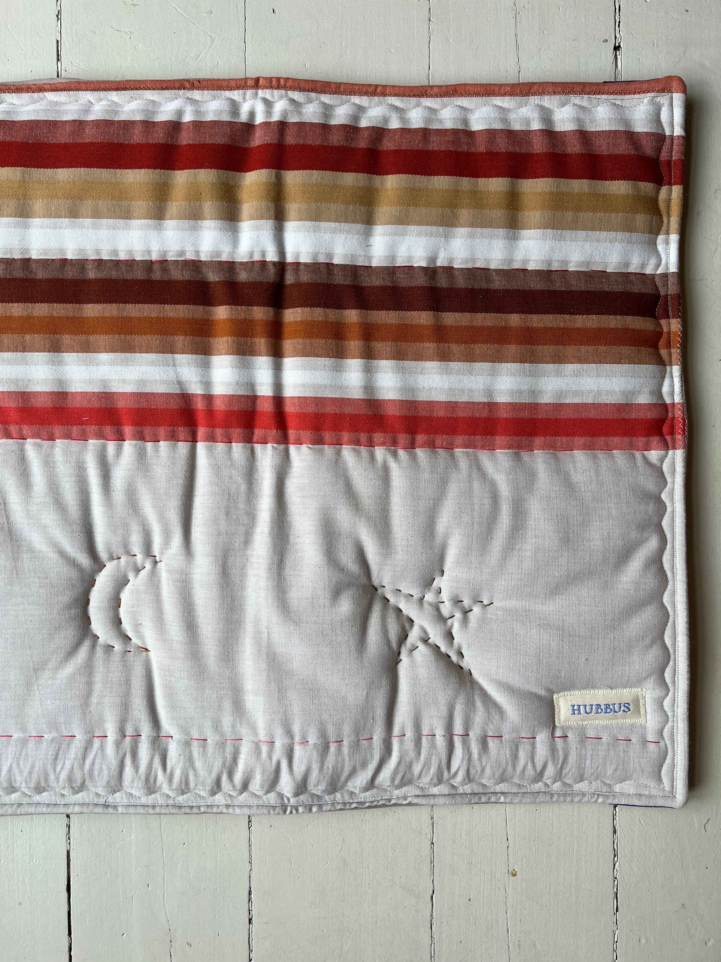 Hand-quilted baby mat - 68x60cm