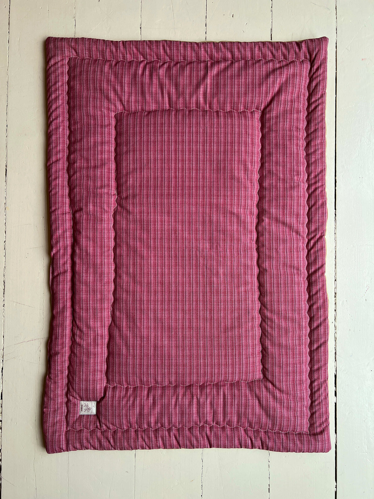 Quilted baby playmat