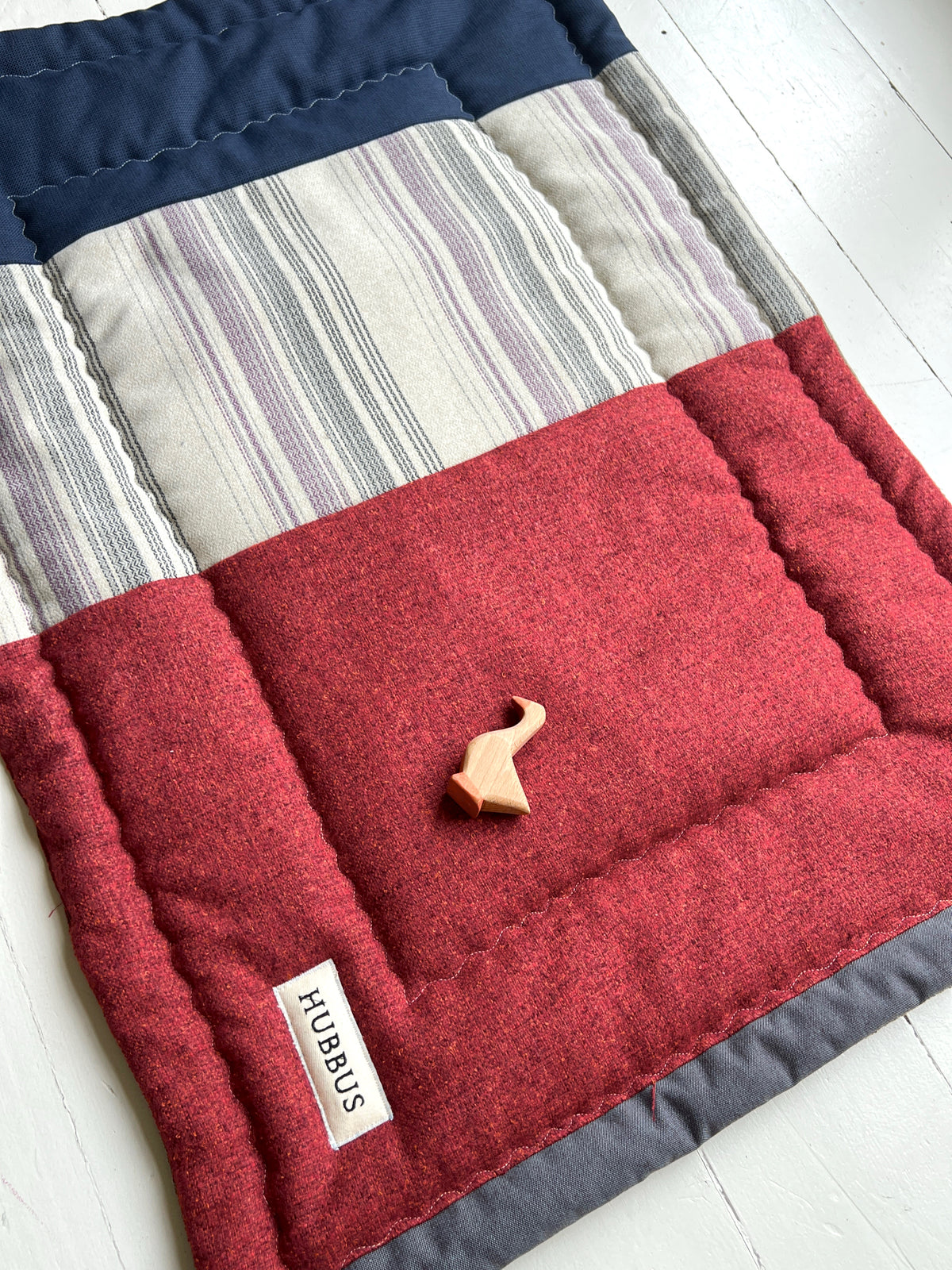 Quilted baby playmat