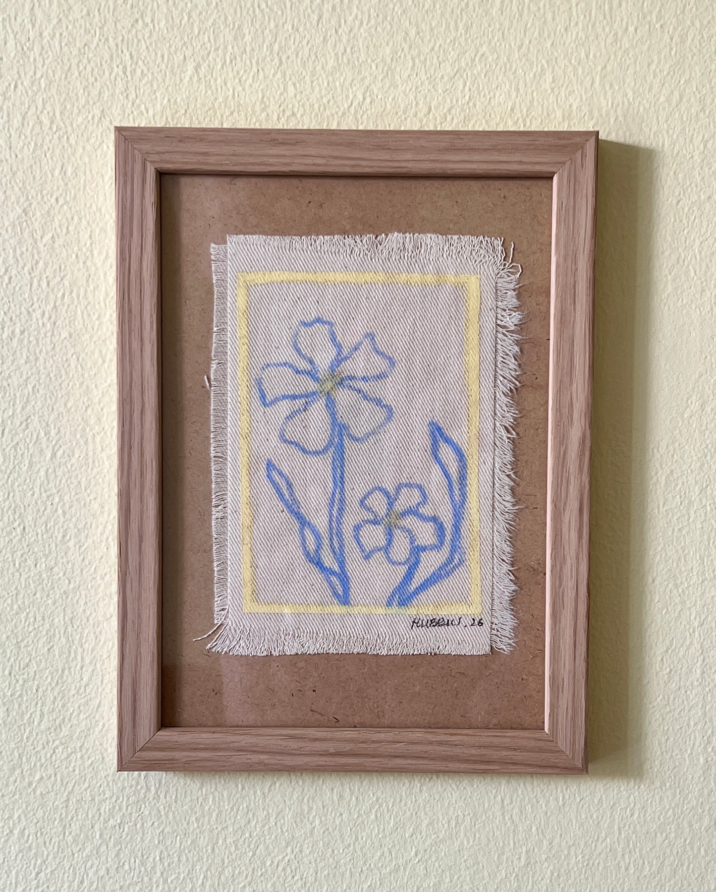 DAISY DENIM #34 - FRAMED