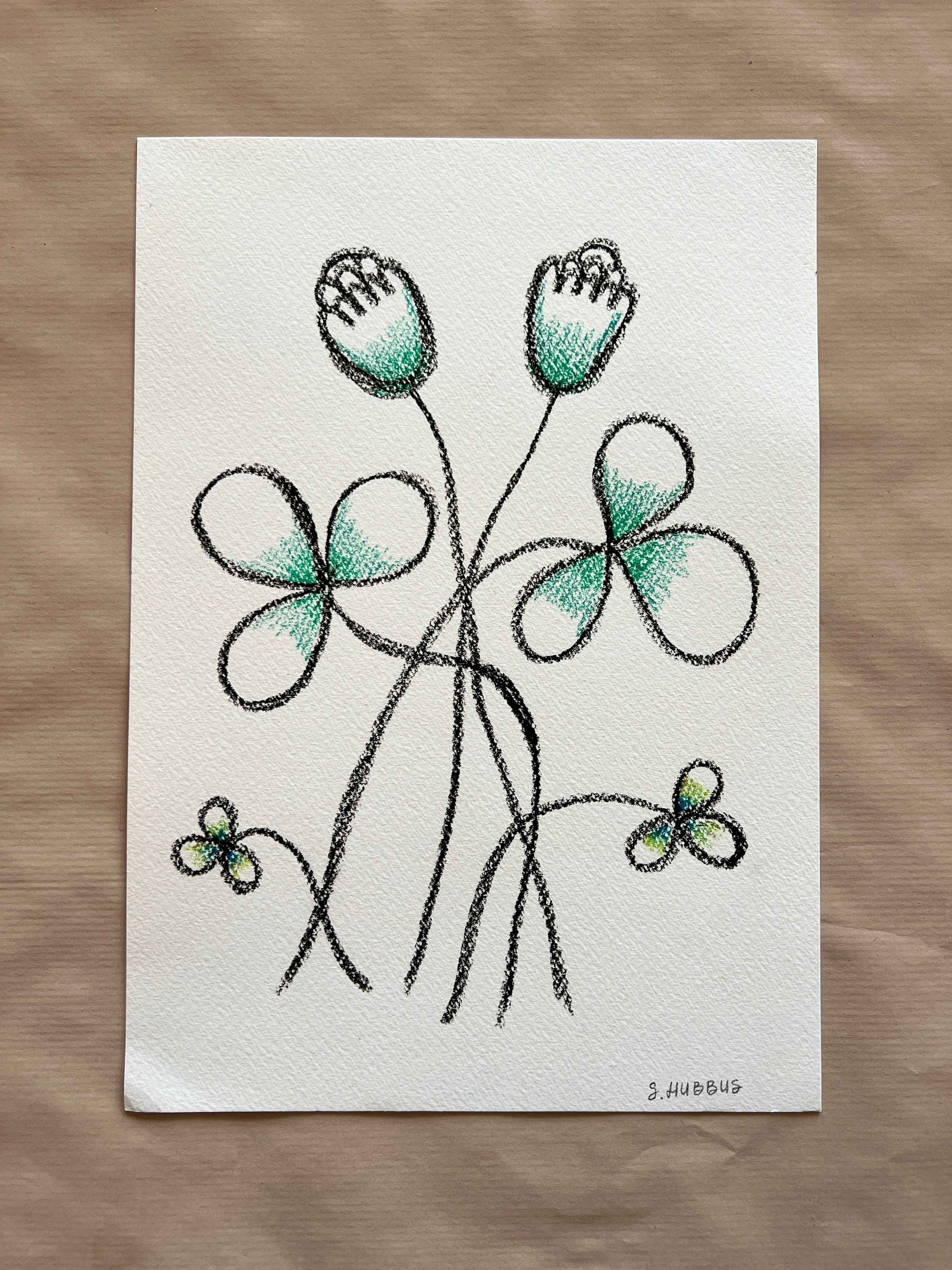 Original drawing on cotton paper